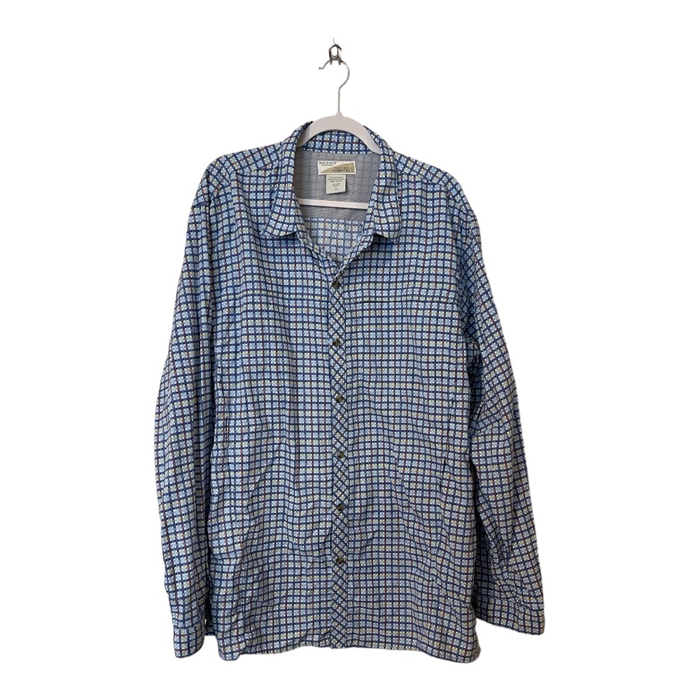 EUC! Exofficio Insect Shield Repellent Apparel Long Sleeve Button Up Size 2XL